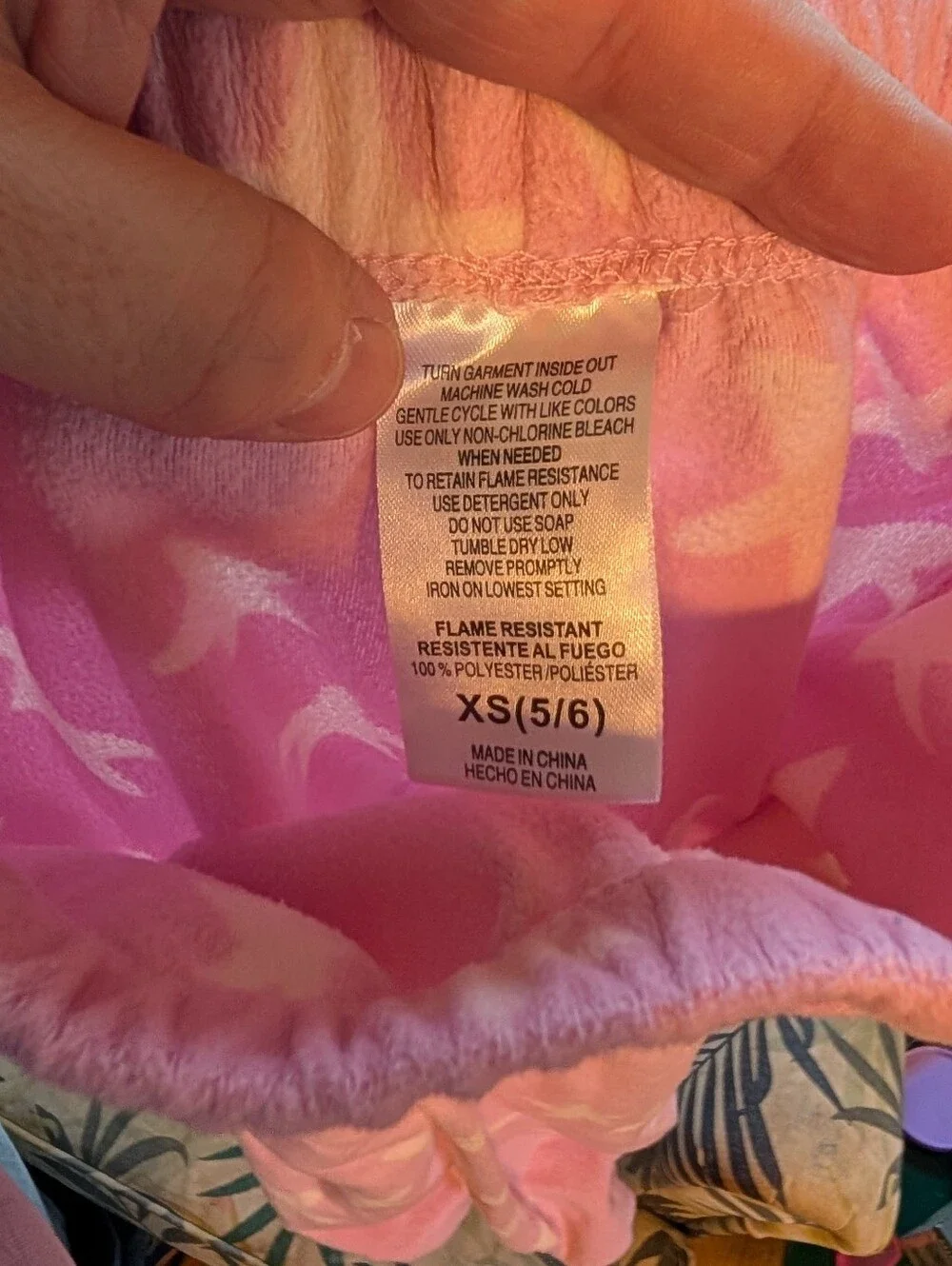 Saint Eve Kids Unicorn Fleece Hooded Pajamas Set Size XS (5 / 6)